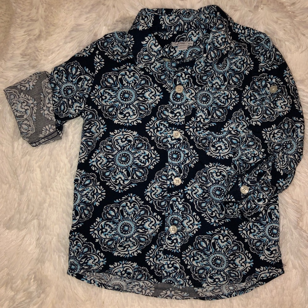 Baby GAP Girls Button Down Shirt Size 18-24 Months